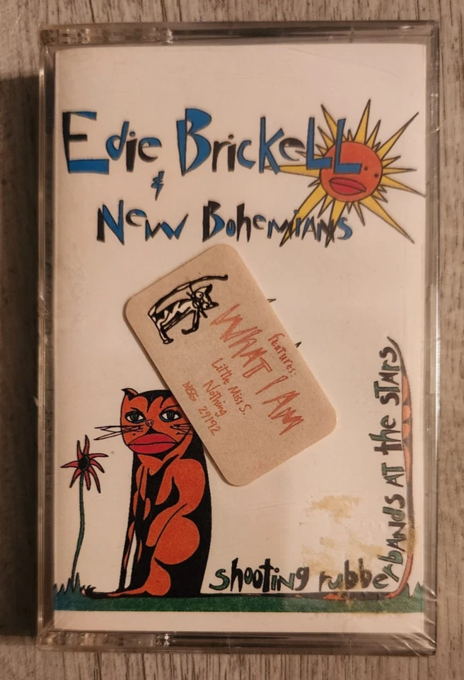 SEALED Edie Brickell & New Bohemians Cassette Shooting Rubberbands Hype What IAm - Image 1 of 3