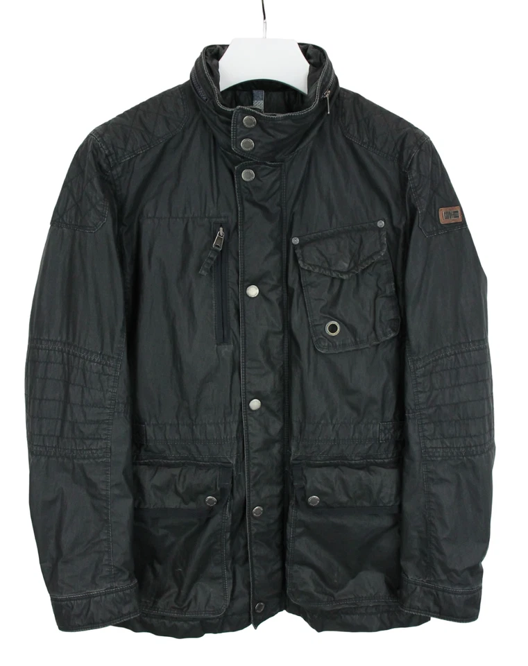 Napapijri N0Y8LV Jacke Herren M Reißverschluss Versteckte Kapuze Leicht - Bild 1 von 4