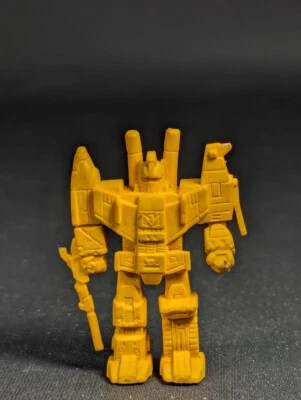 Transformers G1 Bruticus Keshi Decoy YELLOW 1986 Takara Kabaya Ramune - Image 1 of 4