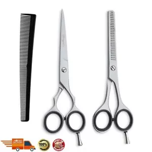 Friseurscheren Set Solingen mit Kamm silber Effilierschere Set 15 cm - Bild 1 von 14