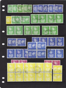 1966 Rhodesia Postage Due in blocks and singles Very Fine Used - Picture 1 of 1