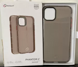 Custodia iPhone 6.5 2019 Nimbus9 Phantom 2 Carbon modello esadecimale bordo rialzato nuova - Foto 1 di 2
