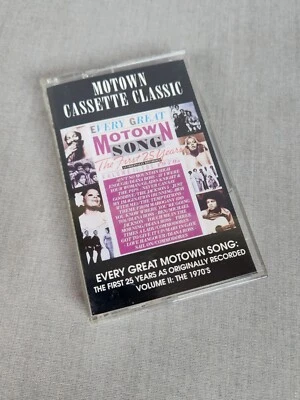 Motown Cassette Classic EVERY GREAT MOTOWN SONG Volume 2 The 1970s Vintage 1984 - Image 1 of 4
