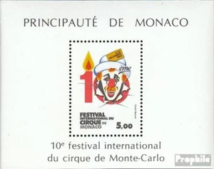 Monaco Block27 (complete issue) unmounted mint / never hinged 1984 circus festiv - Picture 1 of 1