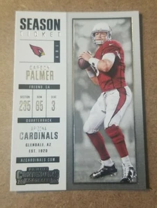 Tarjeta de fútbol americano Panini Contenders 2017 #49 de Carson Palmer - Arizona Cardinals  - Imagen 1 de 2