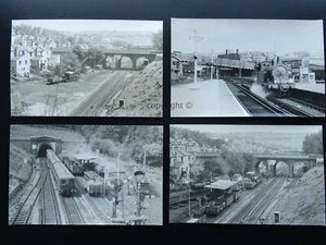Sussex Sammlung (1) 4 x HASTINGS RAILWAY STATION um 1950 RP Fotokarte - Bild 1 von 9