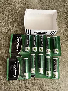 12Pk ChapStick Bulk Lip Balm Classic Spearmint Cool Refreshing Lip Moisturizer - Picture 1 of 5