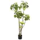  Kunstpflanze Knstliche Fiederaralien Dekopflanze Grn 135 cm 420292 Emerald