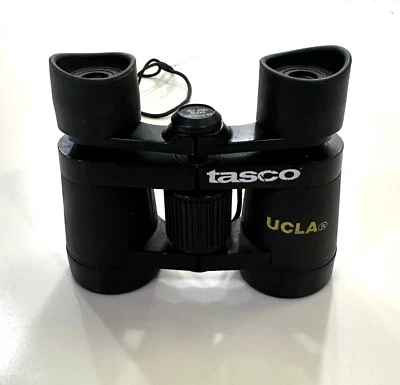 TASCO 25-4x30BK 643'@1,000 yrds Compact Binoculars with UCLA Case Black - Image 1 of 4