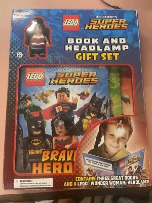 LEGO DC Comics Super Heroes Book And Headlamp Gift Set RARE Set Superwoman NIB - Image 1 of 2
