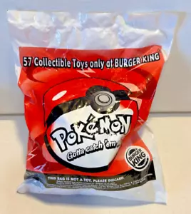 Vintage 1999 Sealed Burger King Mystery Toy - Pokemon 46-12 - Picture 1 of 3