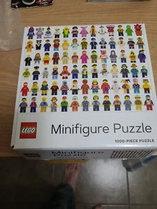 LEGO Minifigure Jigsaw Puzzle 1000 Pieces Complete - Picture 1 of 8