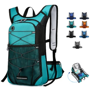 Waterproof Cycling Backpack Bicycle Hydration Camping Hiking Backpacks - Foto 1 di 19