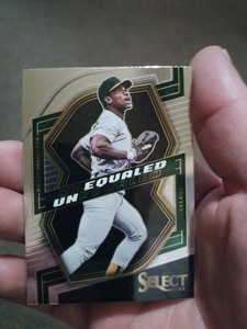 2023 Select Rickey Henderson Unequaled Oakland Athletics 