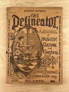 The Delineator Magazine Butterick Publishing Co June 1894 Vol XLIII No. 6 - Picture 1 of 5