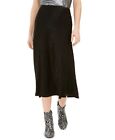Bar III Women's Shimmer Midi Skirt Black Size X-Large