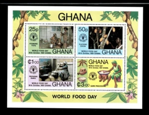 Ghana 1981 - World Food Day - Souvenir Stamp Sheet - Scott #769 - MNH - Picture 1 of 1