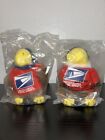 United State Postal Service Duck 6" Stuffed Animal Plush Toy Ups Usps Set Of 2
