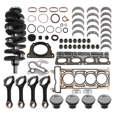 Full Engine Rebuild Set w/ Pistons Crankshaft for Mercedes C-Class E-Class GLC - Image 1 of 4