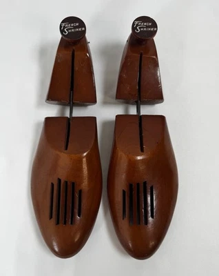 2 Vintage FRENCH SHRINER Wooden Insert Shoe Stretchers Adjustable! - Image 1 of 4