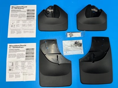 Ford Transit WeatherTech 2015-2025 guardabarros sin taladro - 110051-120051/juego negro Foto 1 de 4