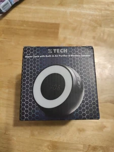 ZTECH Alarm Clock with a Built-in Air Purifier and Wireless Bluetooth Speaker - Picture 1 of 3