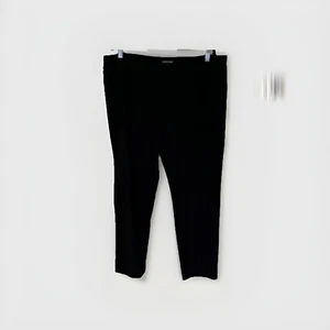 Pantalones para mujer Eileen Fisher negros XL mezcla de viscosa elásticos cónicos - Imagen 1 de 7