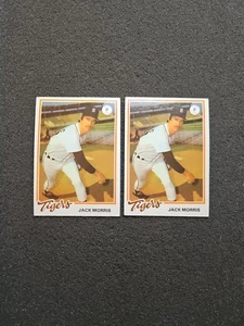 1978 Topps Burger King Jack Morris RC #8 Baseball Cards - Picture 1 of 7