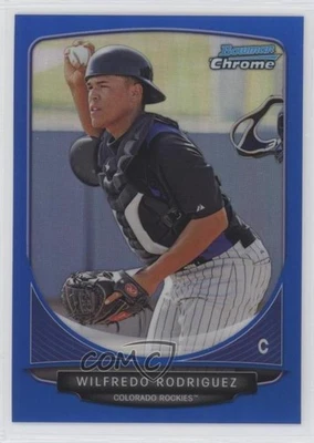 2013 Bowman Chrome Prospects Blue Refractor /250 Wilfredo Rodriguez #BCP148 - Image 1 of 2