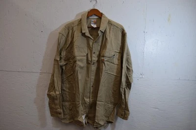 Carhartt FR Flame-Resistant Classic Twill Shirt Khaki XL - Image 1 of 4