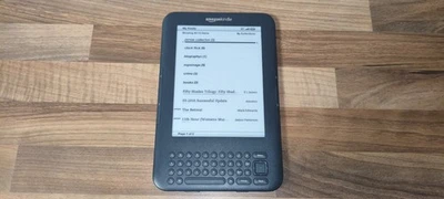 Amazon Kindle D00901 Keyboard 3rd Generation E-Book Reader 4GB - Image 1 of 4