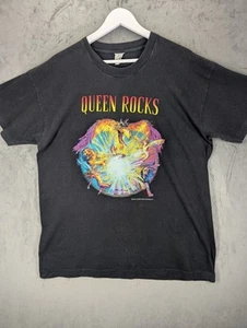 Camiseta Vintage Queen Band Talla Grande XL Puntada Única 1997 Promo Pantalla Estrellas - Imagen 1 de 11