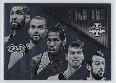 2013 Innovation Starters Tim Duncan Tony Parker Kawhi Leonard Tiago Splitter HOF - Image 1 of 2