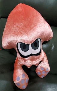 Splatoon 3 Die-Cut Cushion Squid Pink - Picture 1 of 2