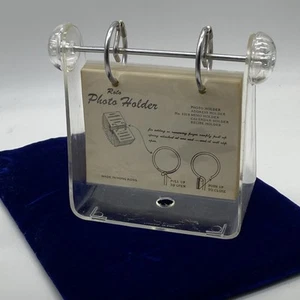 Vintage Roto Photo Holder Acrylic  - Picture 1 of 9