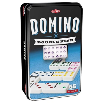 Tactic Double 9 Domino: Coloured dots to make the game easier for everyone - Image 1 of 4