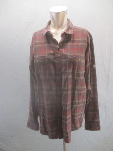 Kühl Size L Mens Multicolor Cotton Blend Multicolor Plaid Button Up Shirt 699 - Picture 1 of 8