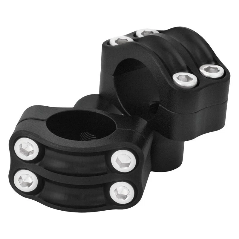 Elevadores de manillar Roland Sands 0208-2051-SMB Nostalgia 1-1/4" 4 pernos Black Ops Foto 1 de 2