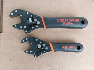 Craftsman Reflex 8” & 6” Adjustable Wrenches 45782 & 45781 - Made in USA - Picture 1 of 6