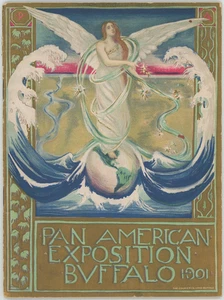 1901 Pan American Exposition Vintage Original Buffalo Program 30334 - Imagen 1 de 3