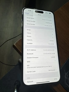 IPhone 14 Pro Max 128g AT&T  - Photo 1 sur 5