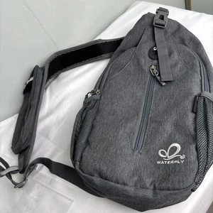 WATERFLY Crossbody Sling Backpack Sling Bag Travel Hiking Chest Bag Daypack - Picture 1 of 6