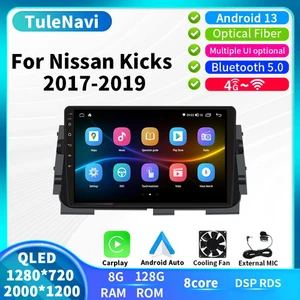 For Nissan Kicks 2017-2019 Android Auto Car Radio CarPlay Stereo Screen GPS Navi - Picture 1 of 31