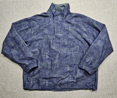 VINTAGE Nike Golf Jacket Mens Small Blue Storm-Fit Pullover Windbreaker Coat - Image 1 of 4