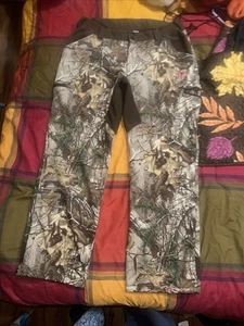 Women's S REALTREE Xtra Softshell Camo Hunting Pants Scent Factor Fleece lined - Picture 1 of 14