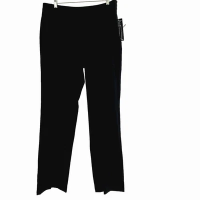 Pantalones adelgazantes elegantes de pierna recta negros lisos FOCUS 2000 talla 14 embalables Foto 1 de 4