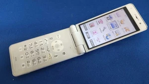 Téléphone à clapet Panasonic P-01E FOMA DOCOMO téléphone portable Keitai blanc japonais d'occasion - Photo 1 sur 5