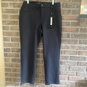 Liverpool Los Angeles Madonna Slim Charcoal Skinny Pants Women Sz 14W NWT - Picture 1 of 5