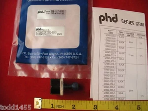Phd GRM2-SUB-1 GRM Klemme Spitzen-Kit schwarz 5 mm Sechskant-Befestigungsdrehmoment 125 Zoll-Pfund 14 Nm - Bild 1 von 1