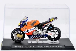 Honda RC211V Valentino Rossi 46 2002 Scala 1:24 Modellino MotoGP World Champion - Foto 1 di 2